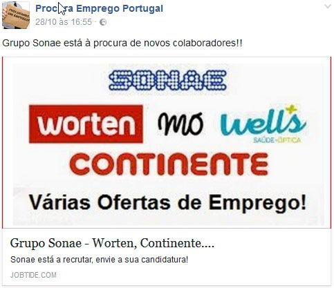 Falsas ofertas de emprego usadas para conseguir visitas