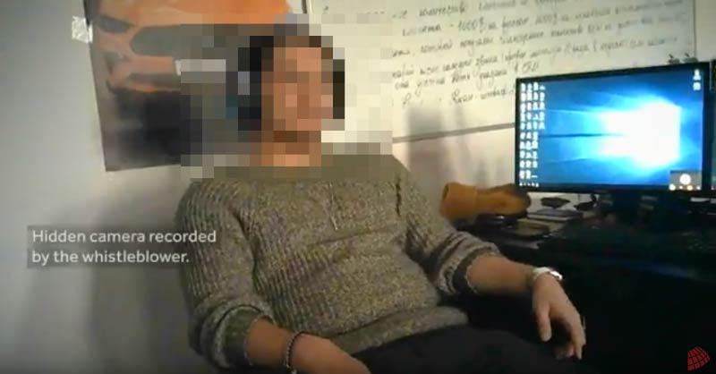 Operador do Call Center por detrás das Fake News Bitcoin.