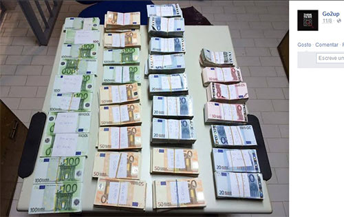 Página de ex-afiliado da Go2Up no Facebook alerta para o esquema Empire MLM e mostra duas fotos de Hernani, o principal promotor do esquema.