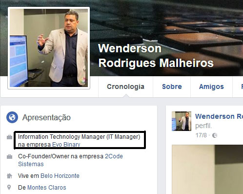 Wenderson Rodrigues Malheiros da Evo Binary